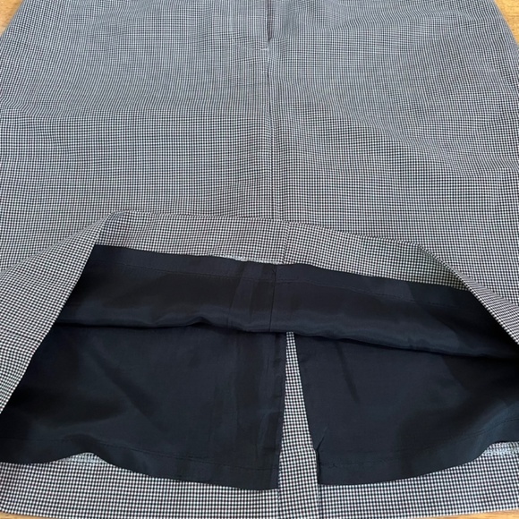 J.Crew No2 Pencil Skirt Stretch Gray Red Pattern Wool Business Casual, Size S - Picture 8 of 11